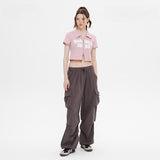 Women's Retro Graphic Polo Shirt