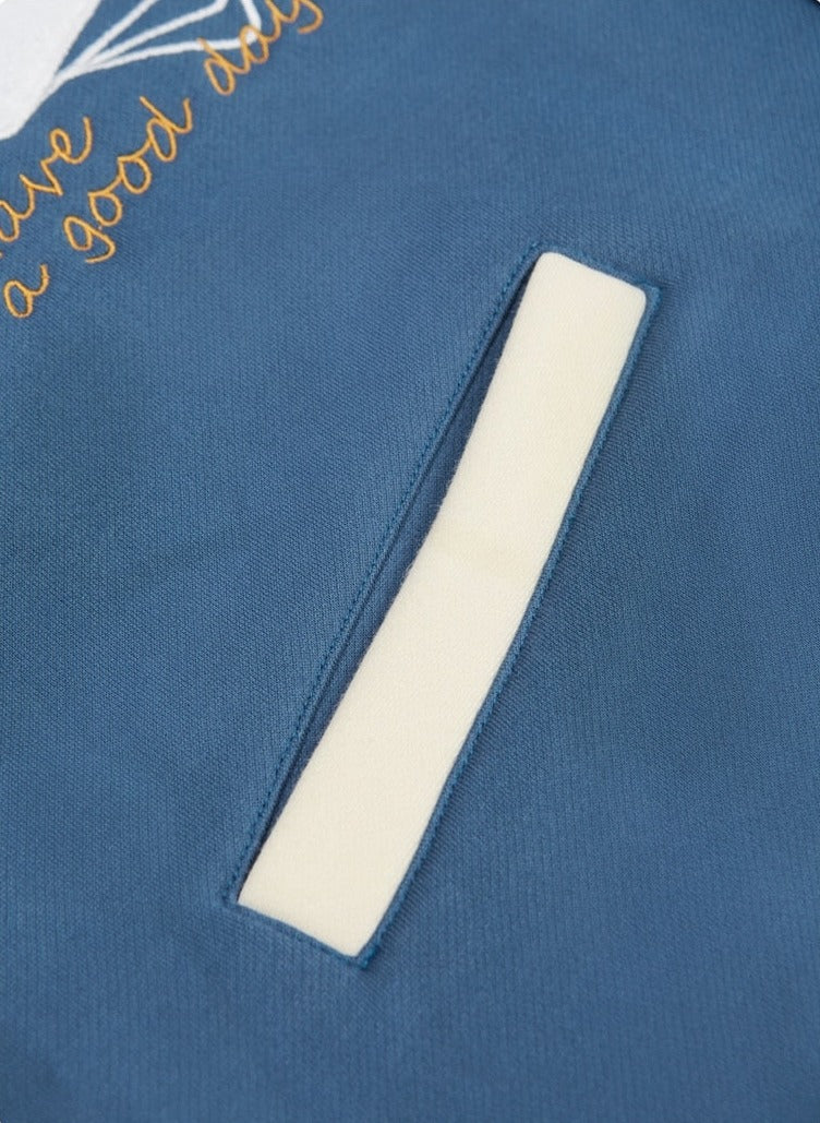 DAXUEN Bomber Varsity Jacket pocket