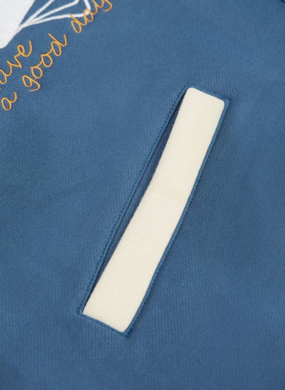 DAXUEN Bomber Varsity Jacket pocket