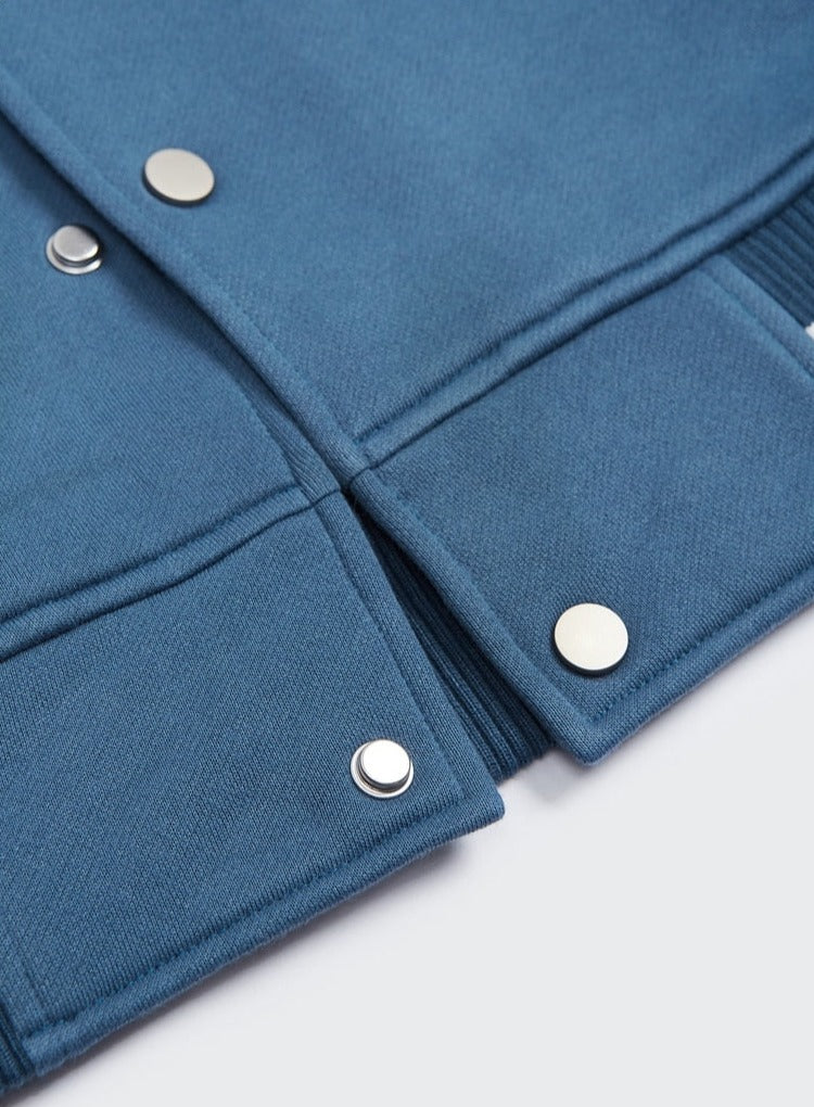 DAXUEN Bomber Varsity Jacket buttons