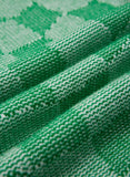 details of fabric of green DAXUEN V-neck Knitted Vest