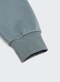 sleeves of blue DAXUEN Casual Plain Hoodie