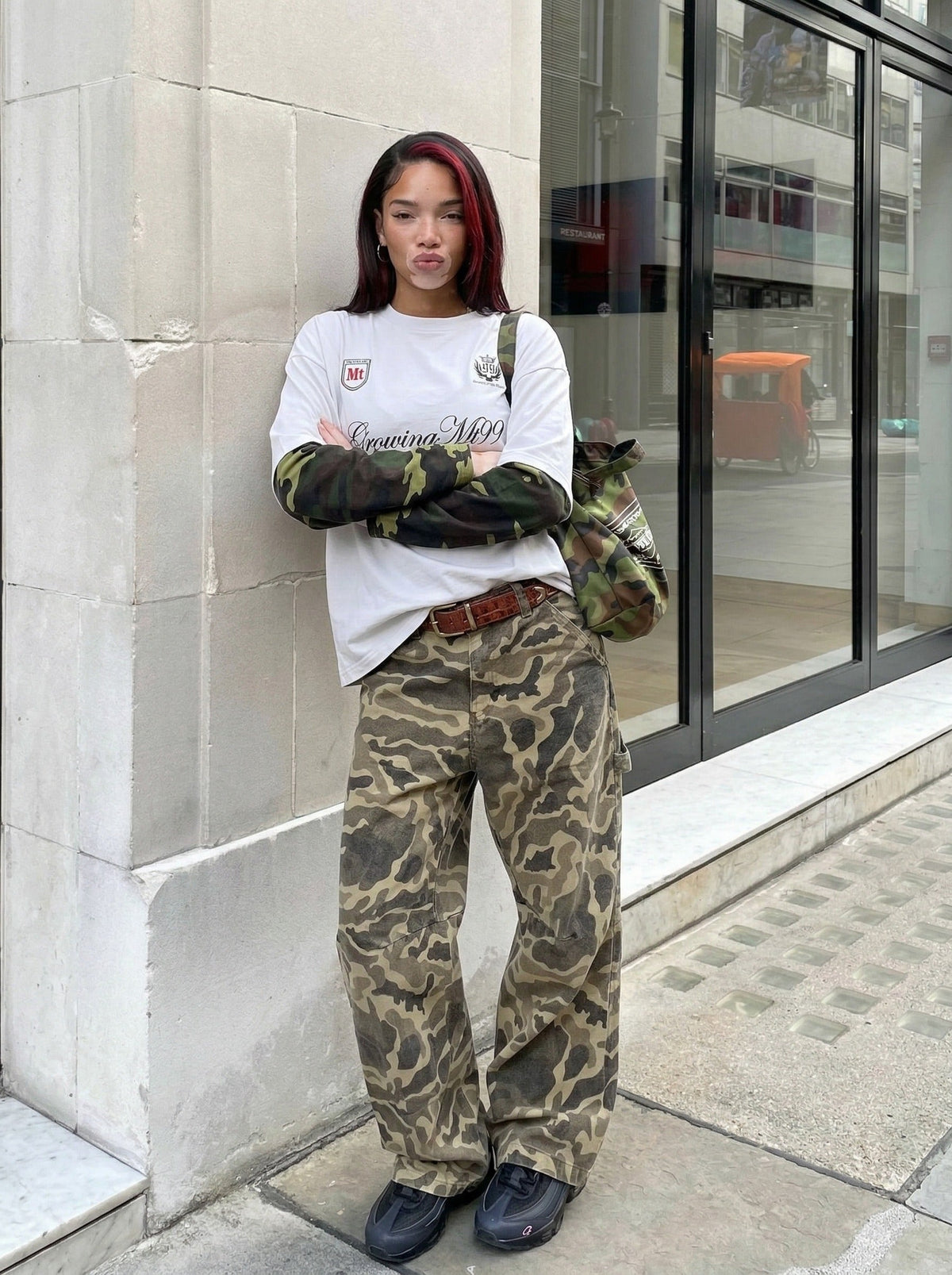 Growing Mt99 Camouflage Long Sleeve T-Shirt