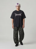 Distressed Dragon Graphic Oversized T-Shirt