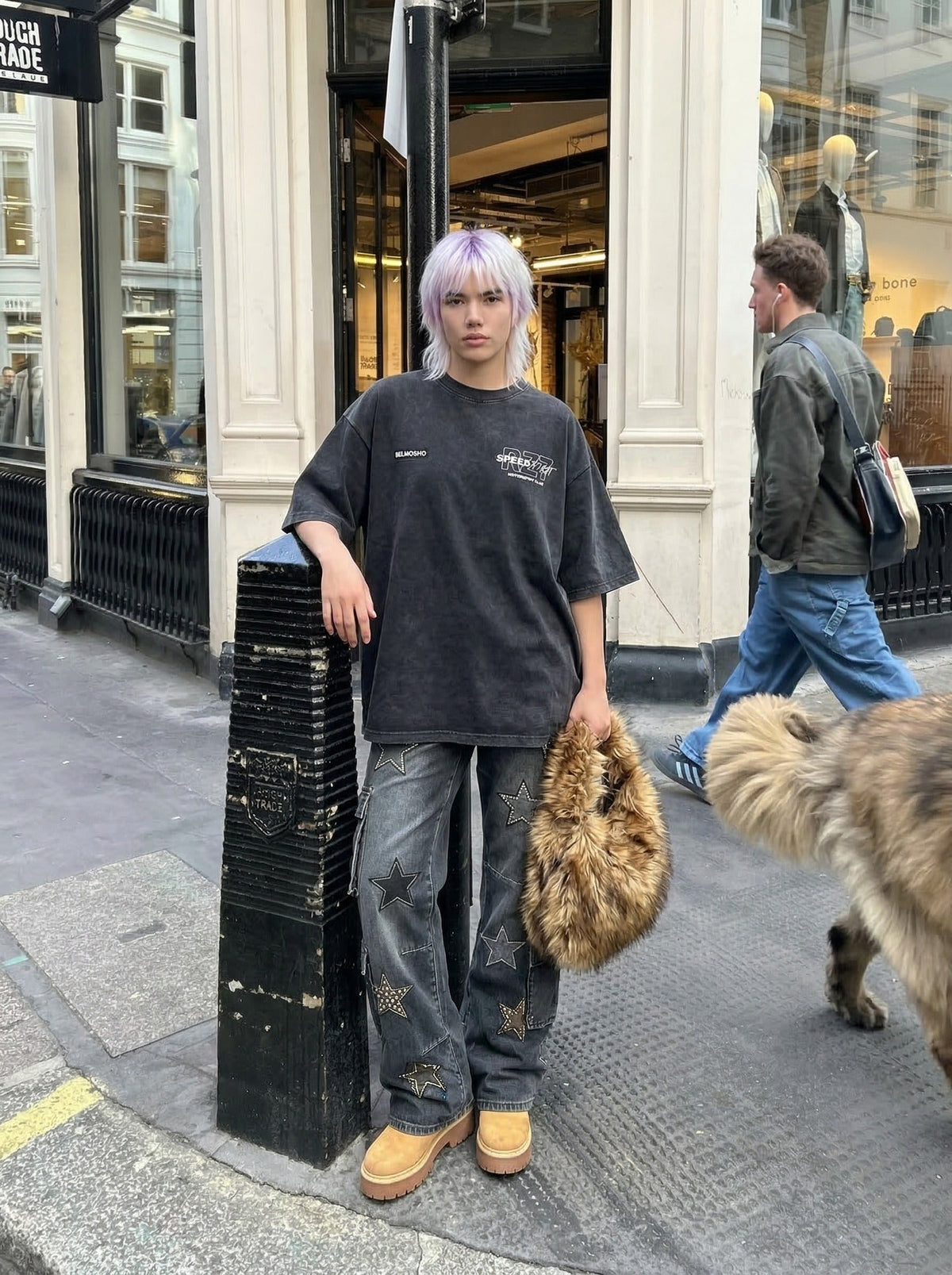Faded Black Oversized T-Shirt