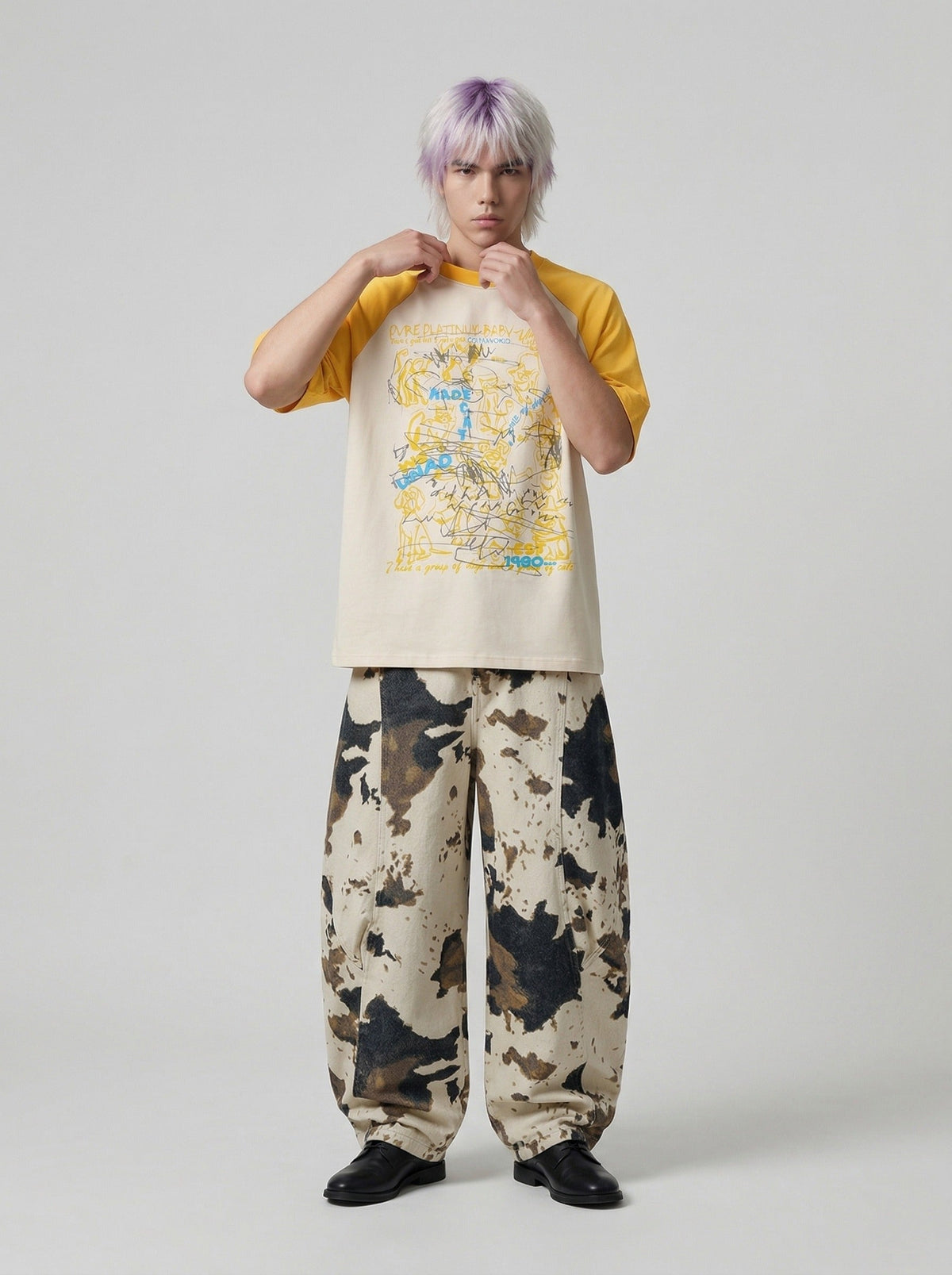Graphic Dog and Cat T-Shirt