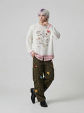 Playful Cat Graphic Layered Top