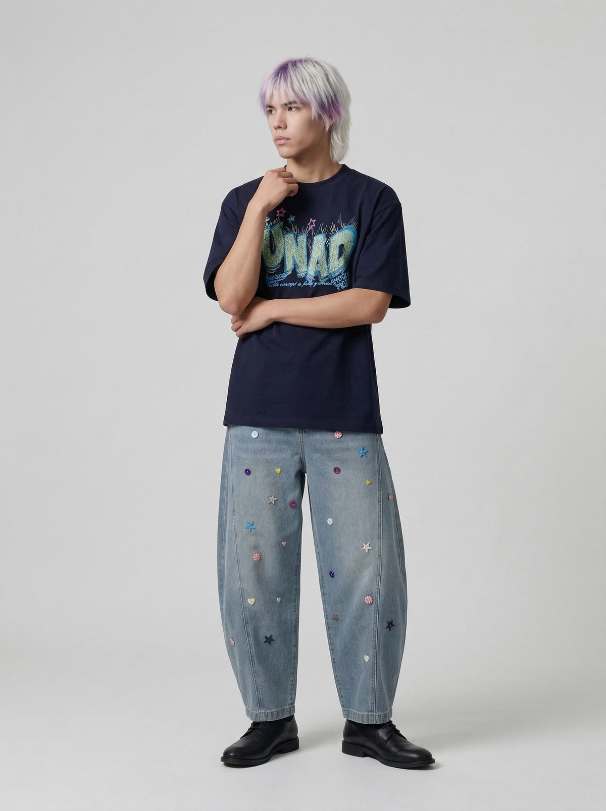 UNAD Distressed Graphic T-Shirt