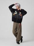 Faded Graphic Oversized Hoodie