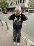 Faded Graphic Oversized Hoodie