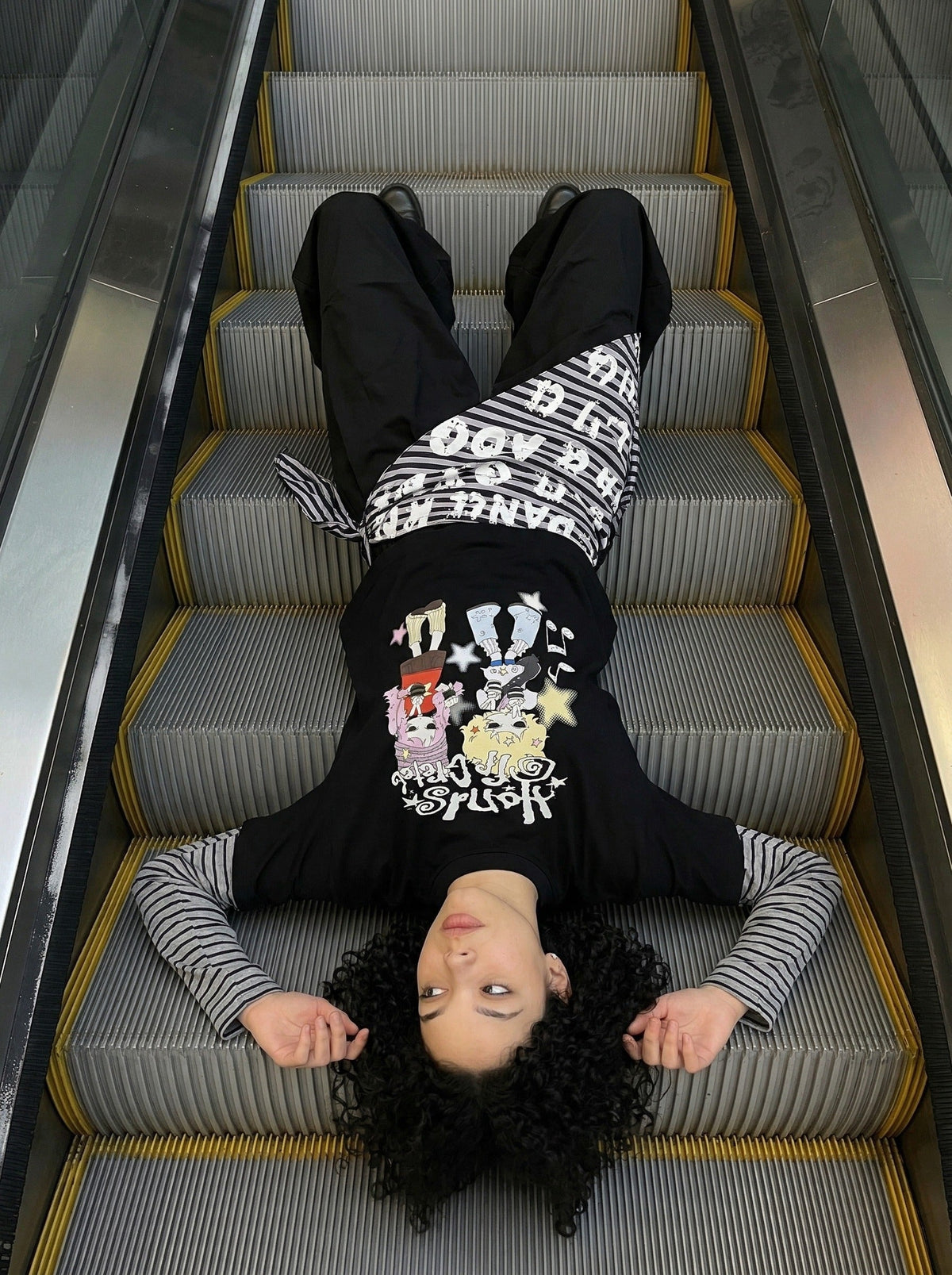 Hands Off Club Layered T-Shirt