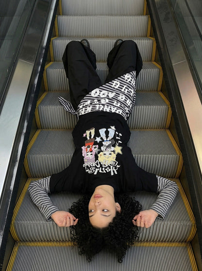 Hands Off Club Layered T-Shirt