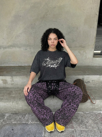 Statutoy Floral Oversized T-Shirt