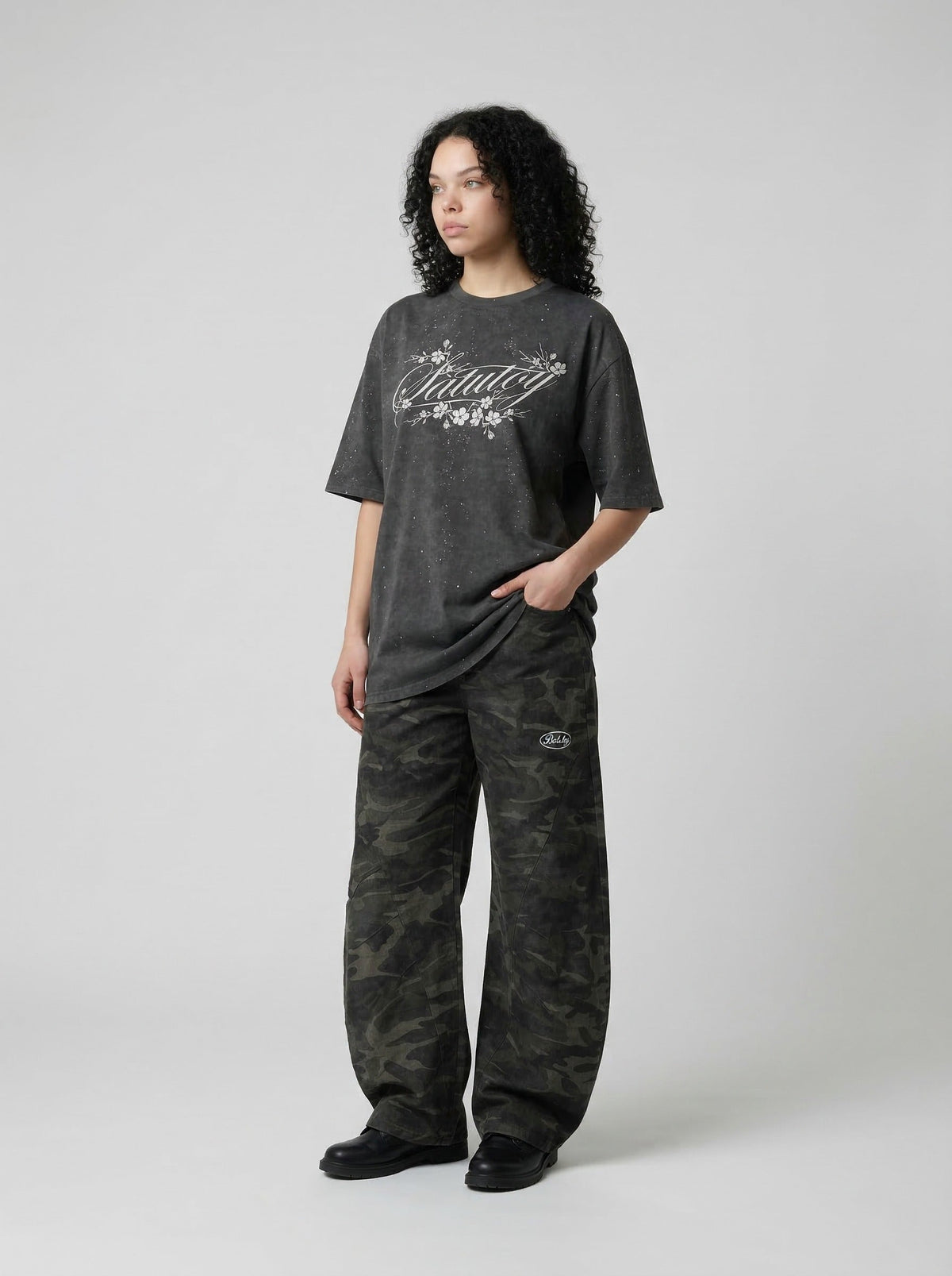 Statutoy Floral Oversized T-Shirt