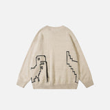 Dinosaur Stitched Sweater