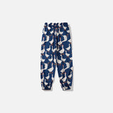 Goose Party Graphic Print Pants