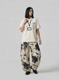 Floral Cartoon Bear Polo Shirt