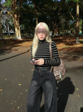 Nostalgic American Style Loose Fit Denim Jeans