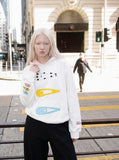 Hairpin Graphic Relaxed Hoodie